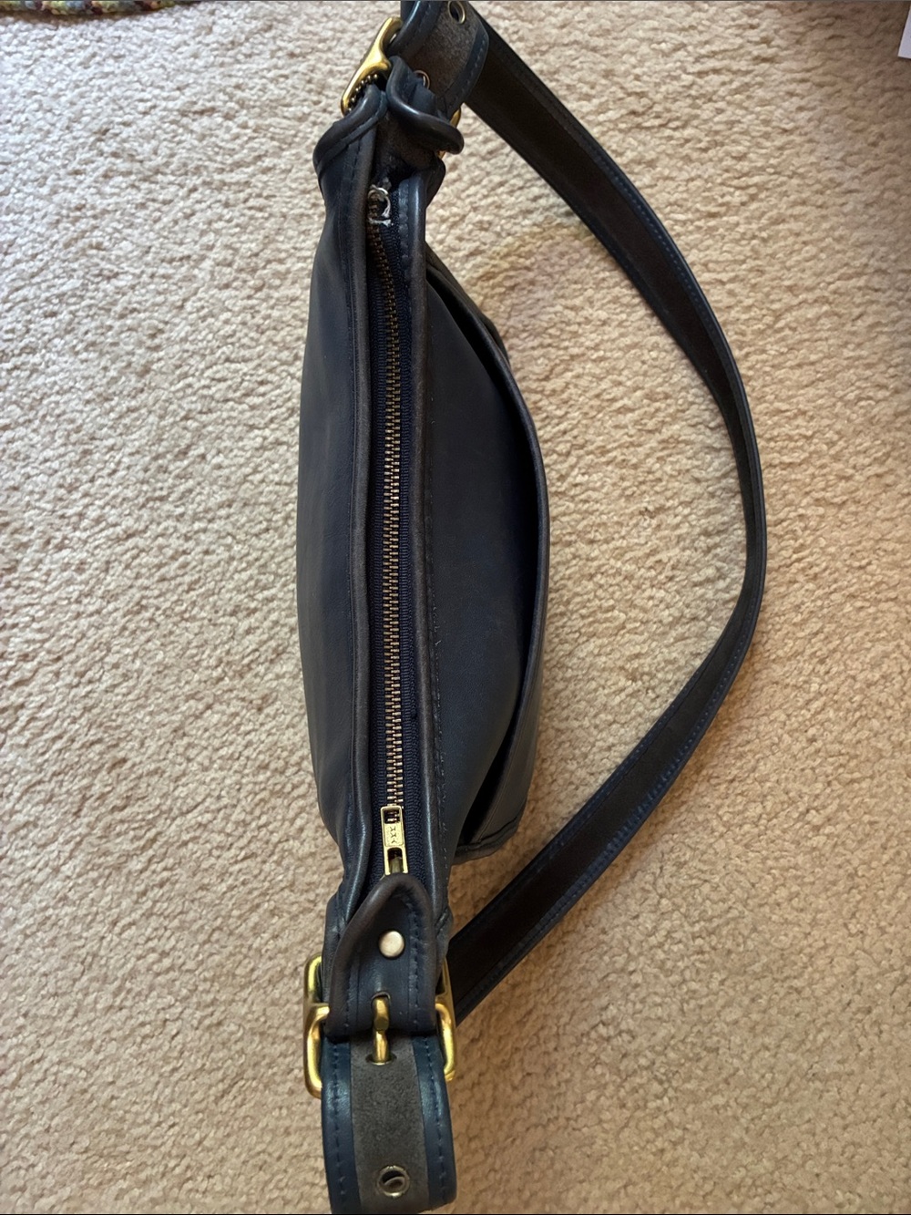 Vintage Coach Navy Blue bag - Picture 5 of 13